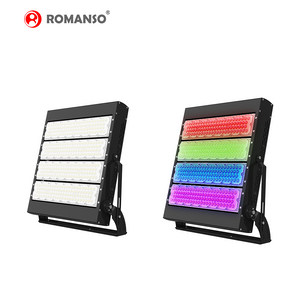 ROMANSO 800Watt 12000LM AC100~277V 50-60Hz LED RGB Color-change Sport Lighting Outdoor 