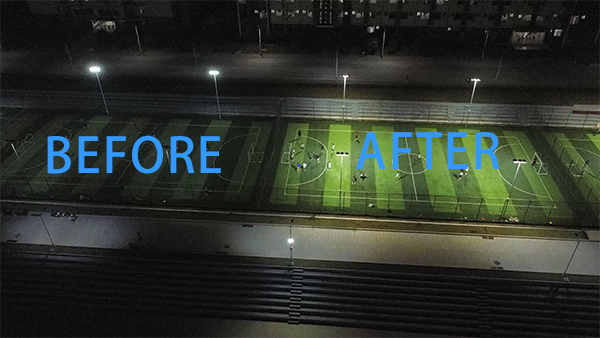 What are the benefits of LED sports lighting?