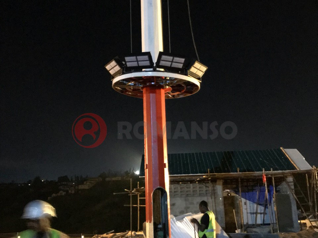 Romanso Stadium Light used in the Construction Area Project in Kenya