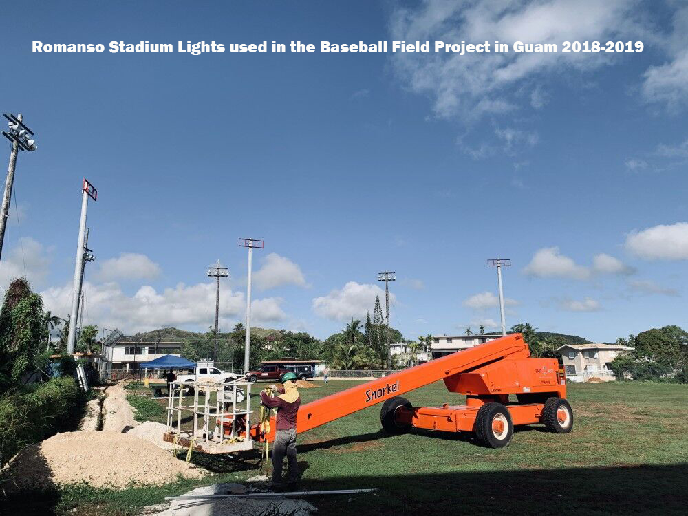 Romanso stadium lights used in Guam 4