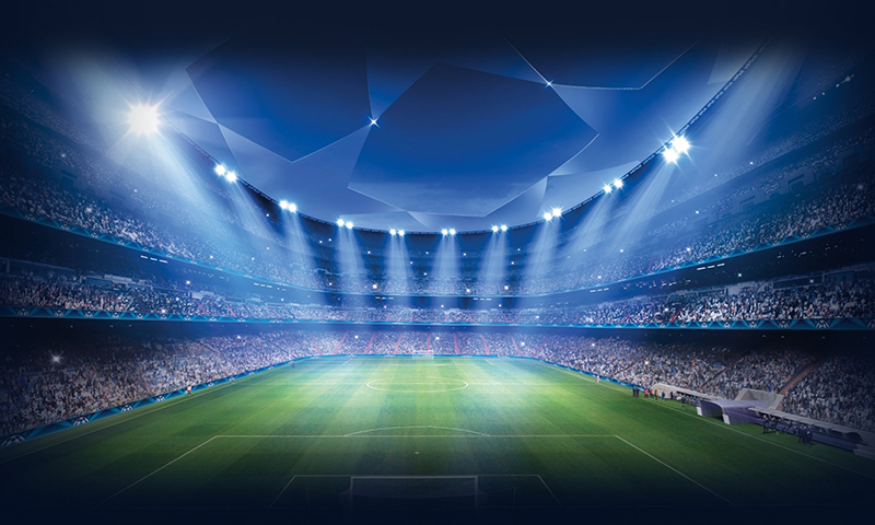 Advantages and Influence Factors for Optimization of Stadium Light Angles